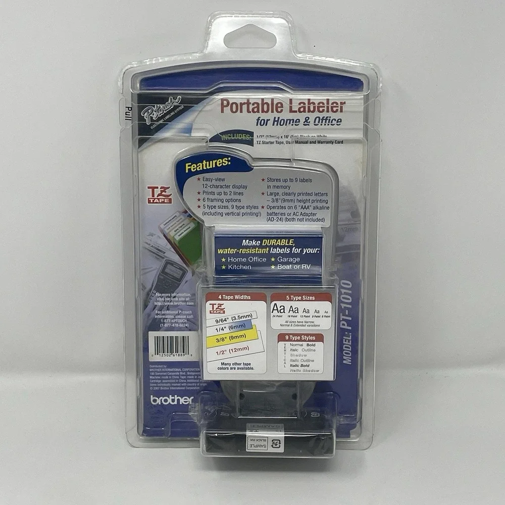 Brother P-Touch PT-1010 Portable Label Maker Handheld Printer TZ Tape New Sealed